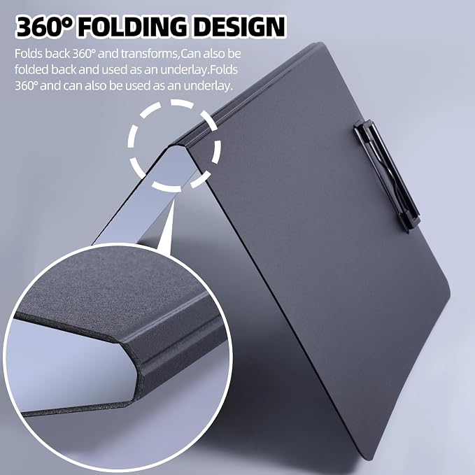 FRETONBA Clipboard Folder, A4 Foldable Clipboard - Image 5