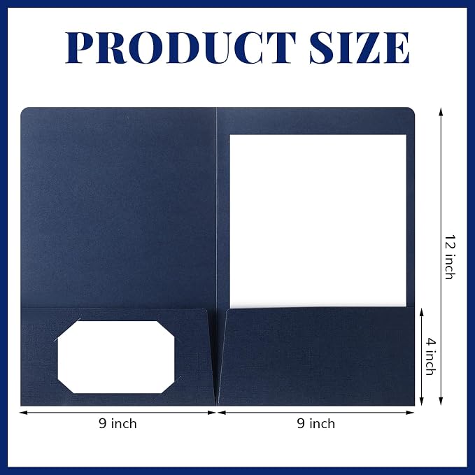 Affrolling 25 Pack 9 x 12 Inch Welcome Pocket Folders Church Visitor Welcome - Image 2
