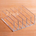 Acrylic Mail Organizer for Sorting Mail, Business Card 2Pack, 5 Slots Mail by Halyuhn
