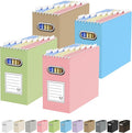 Oterri File Organizer Box, Portable Collapsible Cardboard File Folder Organizer by Oterri