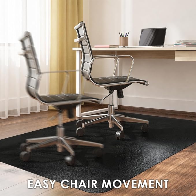 Kuyal Chair mat for Hardwood Floor 36 x 55 inches Rectangle Floor Mats - Image 7