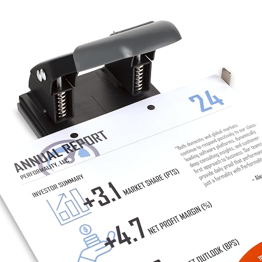 Swingline 2 Hole Punch, 28 Sheet Capacity Hole Puncher, Paper Punch, Low Effort - Image 6