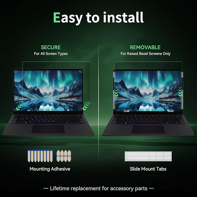 Laptop Privacy Screen 14 Inch, Laptop Screen Privacy Shield 16:10 Aspect Ratio - Image 4