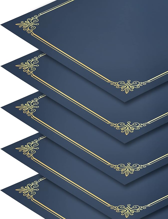 GNL 50 Packs Blue Certificate Holders - Image 2