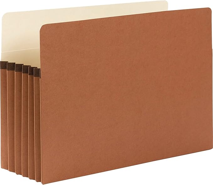 Smead File Pocket, Straight-Cut Tab, 5-1/4" Expansion, Legal Size, 10 per Box - Image 2