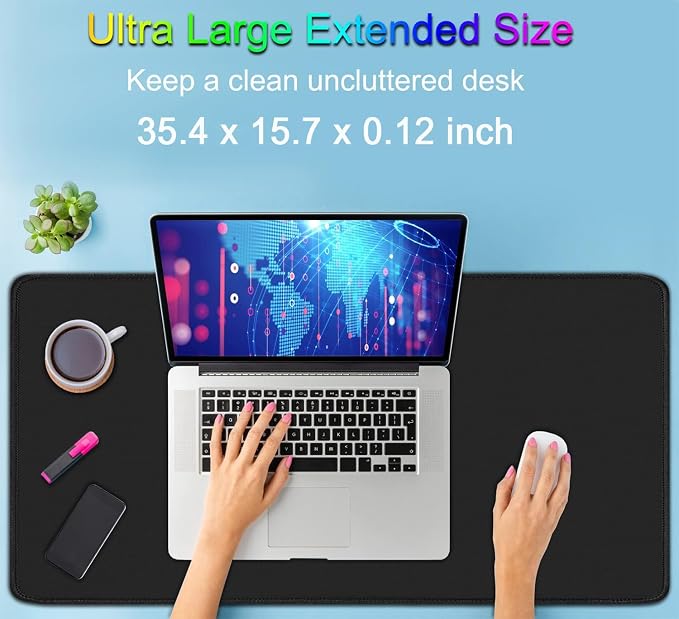 Gaming Mouse Pad, Large Desk Mouse Pad - Image 2