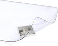 Oterri Clear Writing Desk Pad, 24’’x48” Heat Resistant Waterproof PVC Round by Oterri