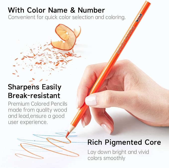 Shuttle Art 172 Colored Pencils - Image 4