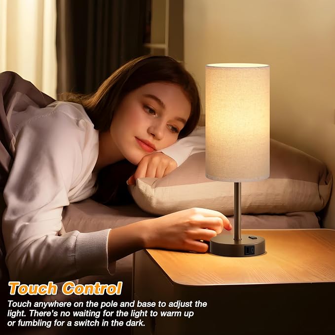 Dicoool Touch Bedside Table Lamp - Image 4