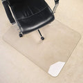 Crystal Clear 1/5" Thick 54" x 32" Heavy Duty Hard Chair Mat, Can be Used on by MuArts