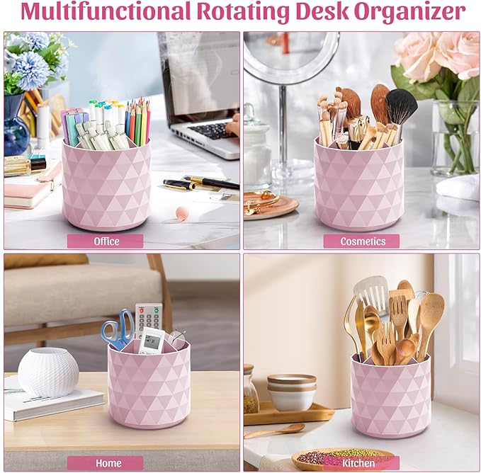 minimaliving Desk Organizer, Sparkling Diamond-like Pen Holder - Image 3