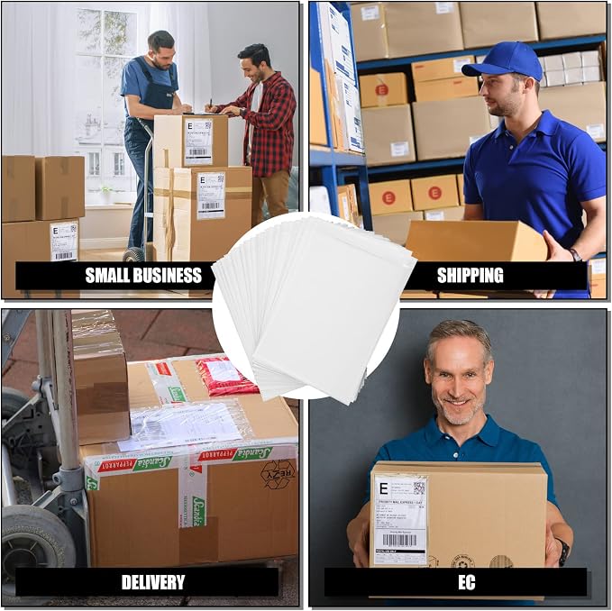 Geetery 1000 Pcs 7"x10" Packing List Envelopes Clear Self-Adhesive Shipping - Image 6
