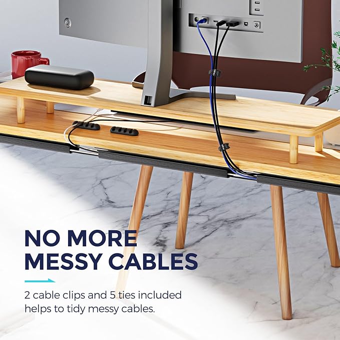 Delamu 2 Pack Safe & Tidy Cable Management Solution - Image 4