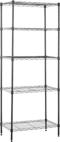Amazon Basics 5-Shelf Multipurpose Adjustable Steel Garage Shelving Unit by AmazonBasics