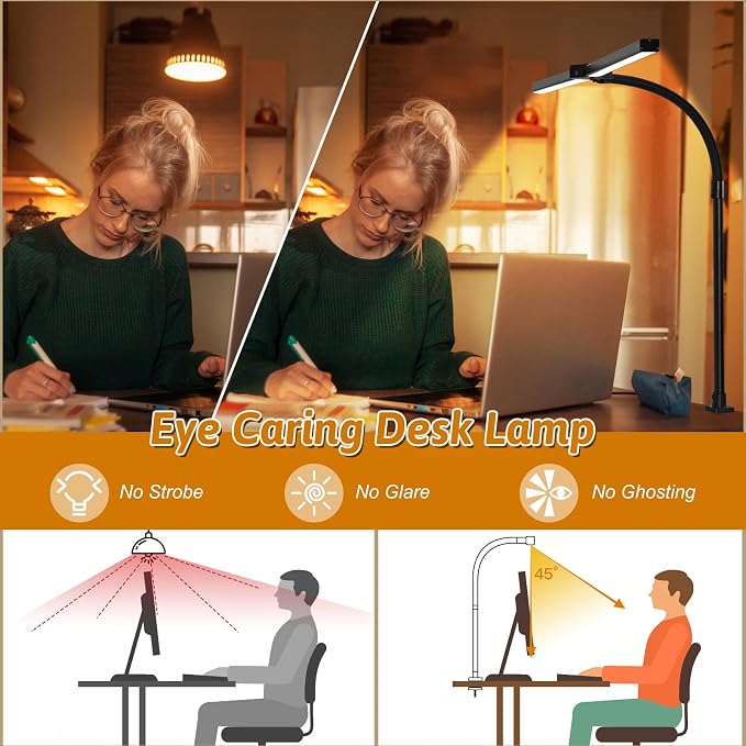 LED Desk Lamp for Office Dorm Home - Image 5