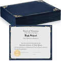 Fainne 70 Pcs Certificate Holder Foil Border Bulk 8.5 x 11 Inch Single Sided by Fainne
