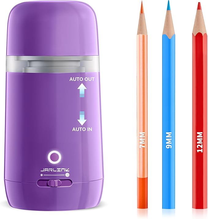 JARLINK Automatic Electric Pencil Sharpener by JARLINK