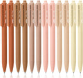 Mr. Pen- Retractable Gel Pens, 12 Pack, Natural Colors Barrels | Fine Point by MrPen