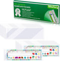 36 PCS Upgraded Nameplate Pocket, 15.3'' x 4.5'' Self Adhesive Desk Nameplates by Meetory
