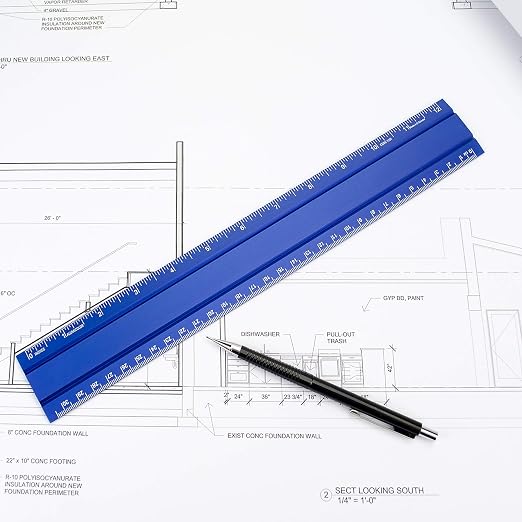 Alumicolor Aluminum Desk & Office Ruler - Image 4