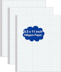 Graph Paper - A4 Unpunched Grid Paper, 300Sheets / 600Pages Double Sided by Yaridar