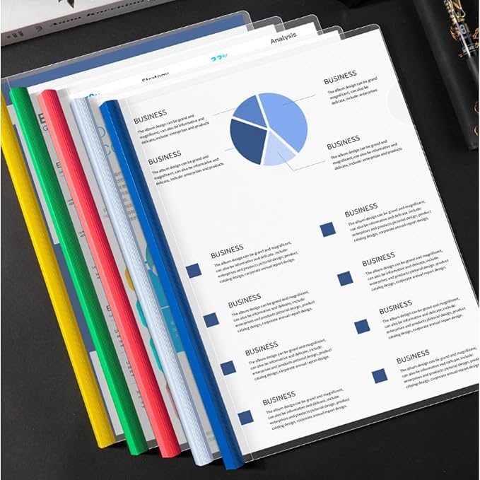 JOERSH 40 Pcs Clear Report Covers - Image 6