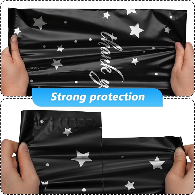 Thank You Poly Mailer 10x13 Inch 25 Pcs, Waterproof and Tear-Resistant Shipping - Image 4