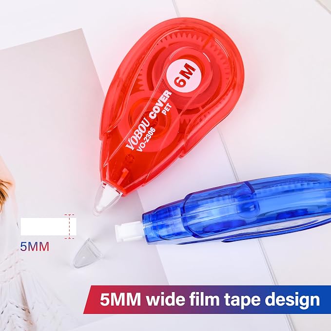 Vobou White Correction Tape, For school - Image 3