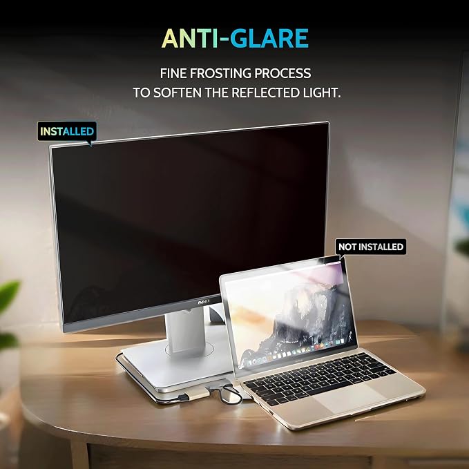 Peslv 23.6 Inch Privacy Screen for Computer Monitor 16:9 Aspect Ratio, Eye - Image 5