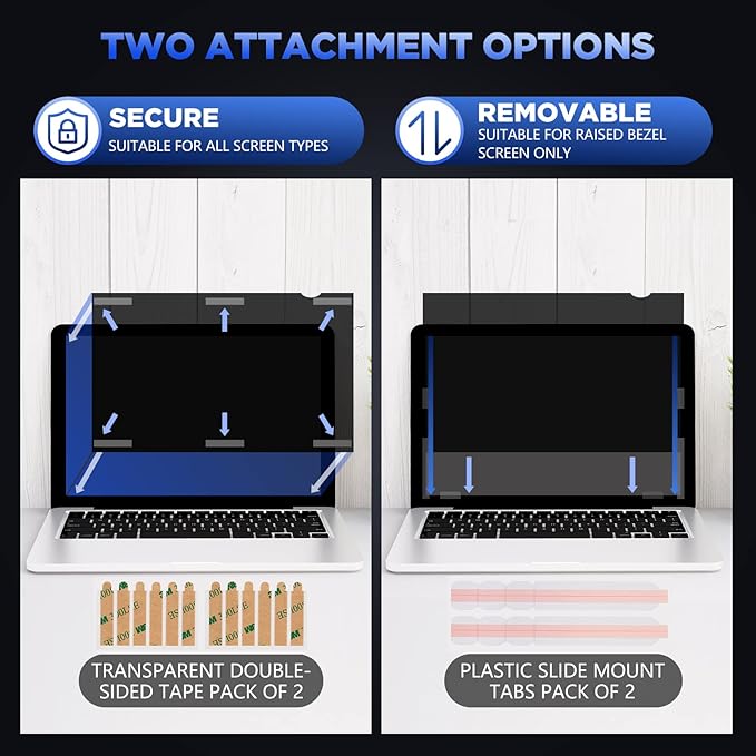 Magicmoon 15.6" Privacy Filter Screen Protector, Anti-Spy/Glare Film - Image 7