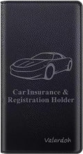Valardoh Premium Car Registration and Insurance Card Holder, Car Document Holder by Valardoh
