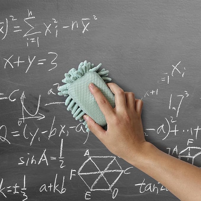 Mr. Pen- Magnetic Microfiber Shag Whiteboard Erasers, 4 Pack | Dual Surface - Image 4