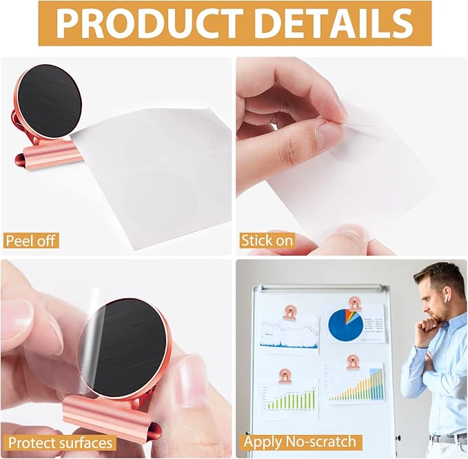 8 Pack Refrigerator Magnets Fridge Magnets Magnetic Clips Perfect - Image 6