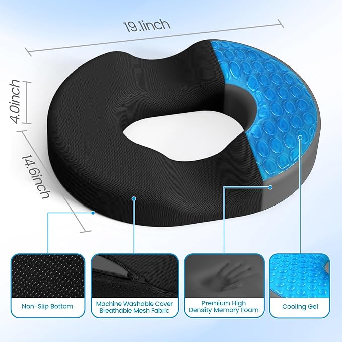 Donut Pillow Seat Cushion - Image 2