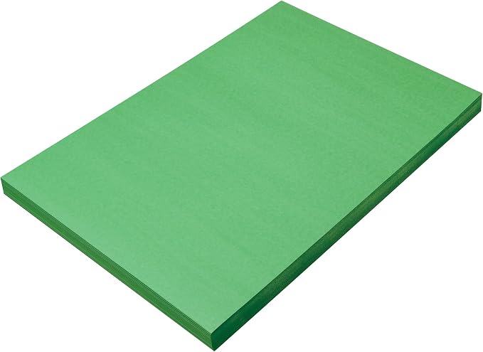 Prang Construction Paper, Holiday Green, 100 Sheets by CreativityStreet%C2%AE