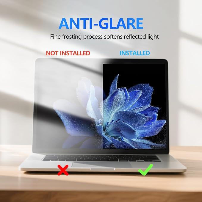 4-Way Laptop Privacy Screen Shield 14 Inch 16:10 Aspect, Removable 360° Privacy - Image 5