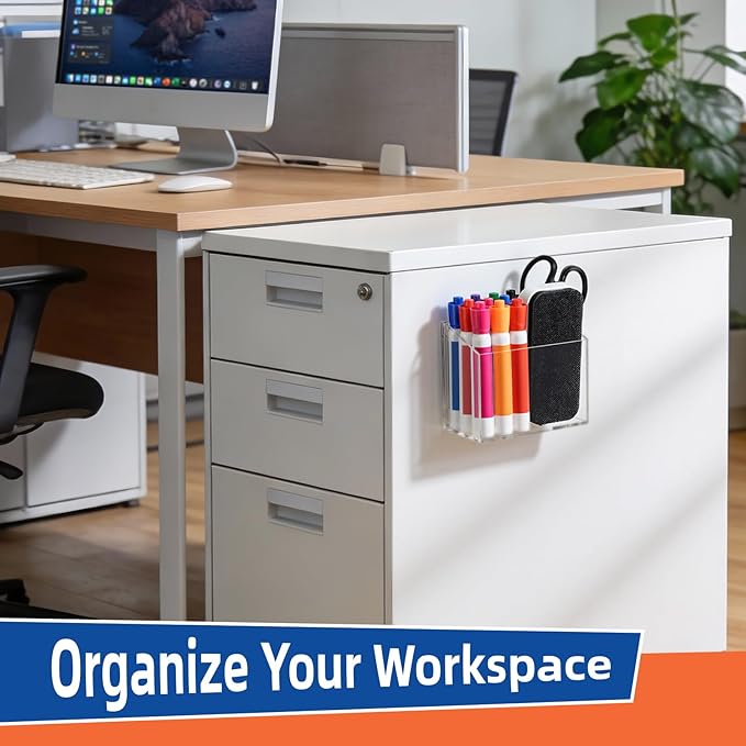 Simetufy Magnetic Pen Holder, Magnetic Dry Erase Marker Holder, magnetic pen - Image 6