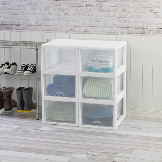 Sterilite 8-Pack 27 Quart Stacking Drawer, Accessories, Craft Supplies - Image 8