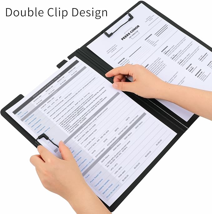 A4 Clipboard, 5 Pack Foldable Clipboards - Image 5