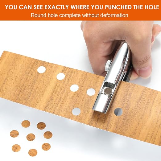 Hole Punch 1/8 inch-3mm Single Hole Punch, Heavy Duty Hole Puncher Single - Image 6