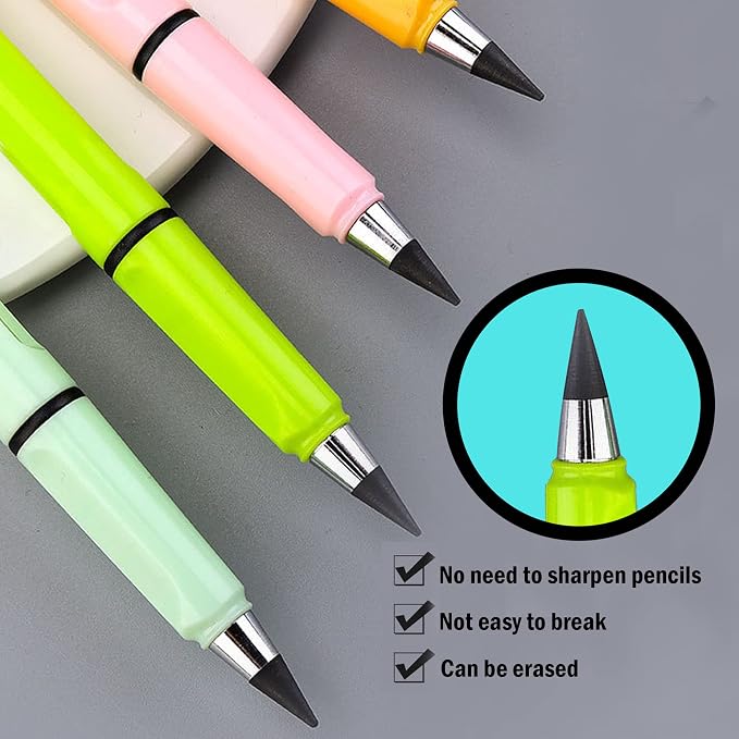 6 Sets Everlasting Pencil, Infinity Pencil, No-Sharpening Pencils - Image 6