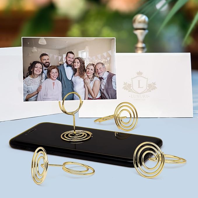 UMETDO 30PCS Table Number Holders Place Card Holder - Image 6