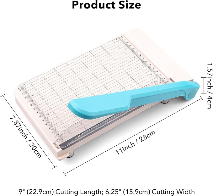 Guillotine Paper Trimmer, Dual Measuring Scales - Image 5