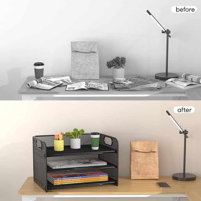 Samstar 3 Tier Letter Tray Paper Organizer - Image 5
