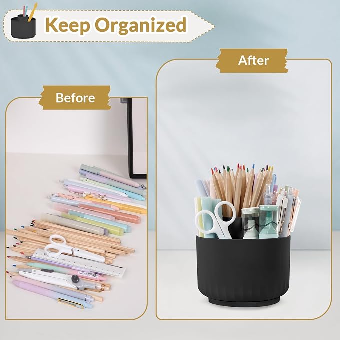 SKYDUE 360 Degree Rotating Pencil Pen Holder - Image 4