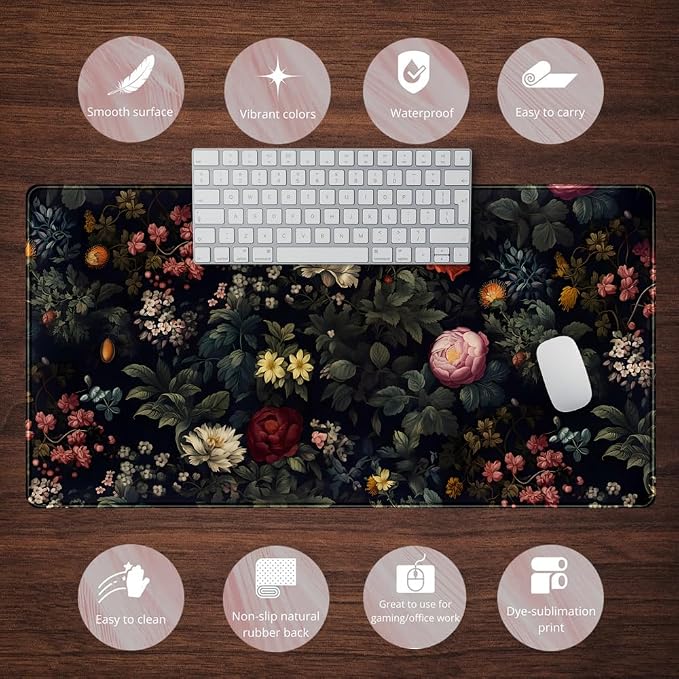 Black Vintage Desk Pad - Image 6
