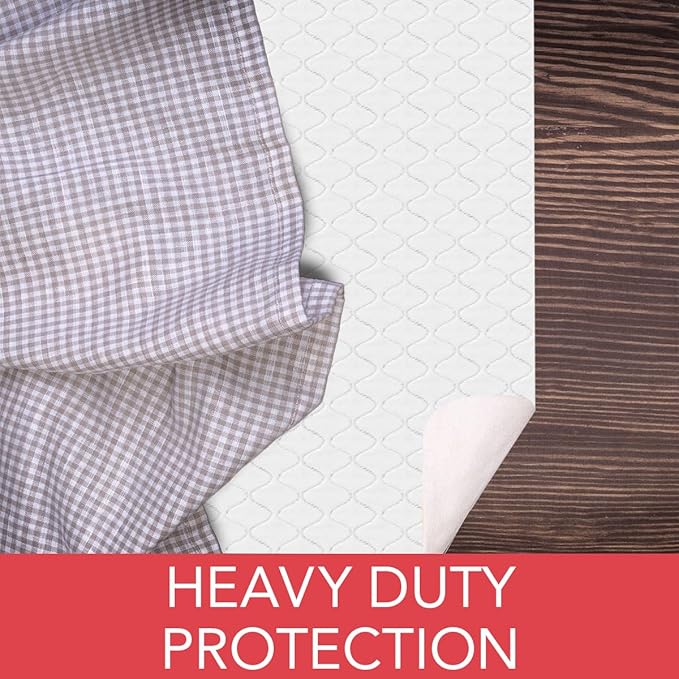 LAMINET - Deluxe Cushioned Heavy-Duty Quilted Table Pad Protector - Image 5