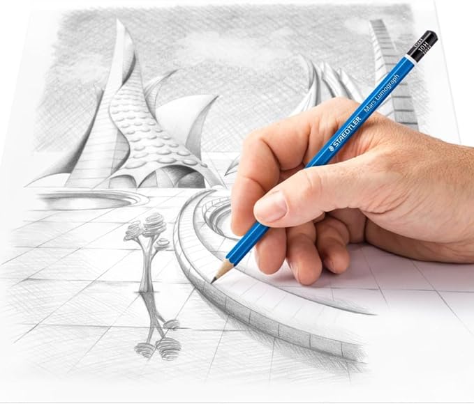 STAEDTLER Mars Lumograph 10H Graphite Art Drawing Pencil, 6 Pencils - Image 5