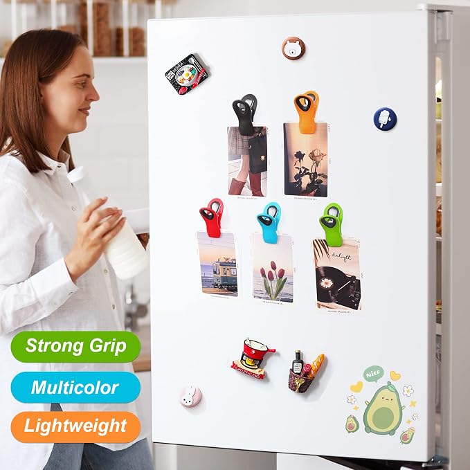 Jetmore 12 Pack Chip Clips Bag Clips, Magnetic Bag Clip - Image 2