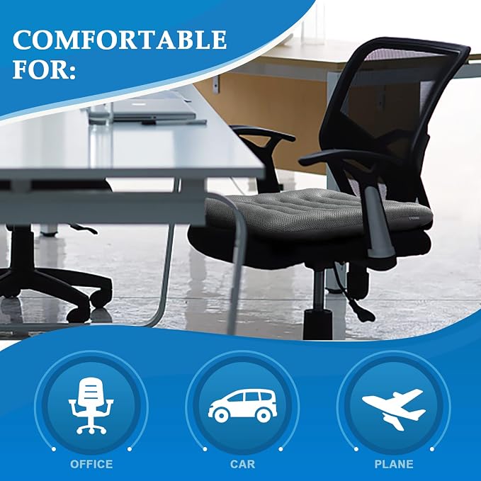 SINOSSO Excellent Support Effect Office Chair Cushion 1 Pack, Luxury Air Mesh - Image 4